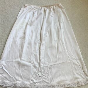 Women’s white half slip